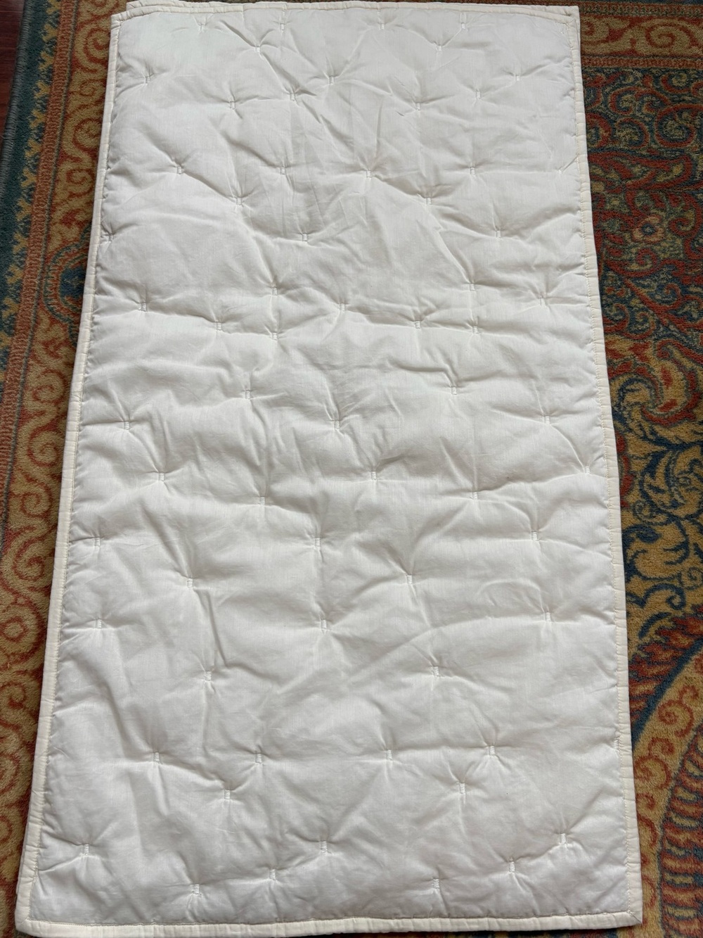 Boll & Branch king size cream pintuck pillow shams